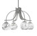 Cavella Four Light Chandelier in Graphite (200|3924-GP-4109)