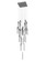 The Original Glacier Snow Avenue 25 Light Pendant in Chrome (192|HF1904-25-GL-CH-SNW)