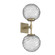 Gaia LED Wall Sconce in Heritage Brass (404|IDB0092-02-HB-C-L1)