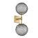 Gaia LED Wall Sconce in Gilded Brass (404|IDB0092-02-GB-S-L1)