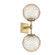 Gaia LED Wall Sconce in Gilded Brass (404|IDB0092-02-GB-A-L3)