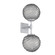 Gaia LED Wall Sconce in Classic Silver (404|IDB0092-02-CS-S-L3)