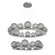 Gaia LED Pendant in Satin Nickel (404|CHB0092-2B-SN-S-CA1-L3)