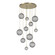 Gaia LED Pendant in Heritage Brass (404|CHB0092-11-HB-S-C01-L3)