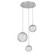 Gaia LED Pendant in Classic Silver (404|CHB0092-03-CS-C-C01-L3)