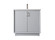 Hayes SIngle Bathroom Vanity in Grey (173|VF19636GR)