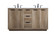 Blake Double Bathroom Vanity in Natural Oak (173|VF19460DNT)