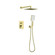 Petar Complete Shower Faucet System With Rough-In Valve in Brushed Gold (173|FAS-9003BGD)