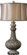 Racimo One Light Table Lamp in Crackled Gray Ceramic With Ivory Undertones (52|27427-1)