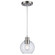 One Light Pendant in Brushed Nickel (110|22220 BN)
