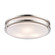 Three Light Flush Mount in Brushed Nickel (110|10362 BN)