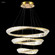 Contemporary LED Chandelier in Gold (64|97018G22)