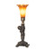 Amber Pond Lily One Light Mini Lamp in Antique Brass (57|273016)