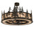 Tall Pines Eight Light Chandel-Air in Oil Rubbed Bronze (57|270759)