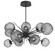 Gaia LED Chandelier in Matte Black (404|PLB0092-0D-MB-S-001-L3)