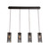 Downtown Mesh LED Chandelier in Burnished Bronze (404|PLB0020-04-BB-F-C01-L1)