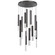 Axis LED Chandelier in Graphite (404|CHB0097-11-GP-GC-C01-L3)