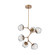 Luna LED Chandelier in Novel Brass (404|CHB0095-VA-NB-GC-001-L3)