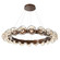 Luna LED Chandelier in Burnished Bronze (404|CHB0095-48-BB-FA-CA1-L3)