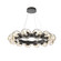 Luna LED Chandelier in Graphite (404|CHB0095-36-GP-GA-CA1-L3)