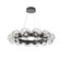 Luna LED Chandelier in Graphite (404|CHB0095-36-GP-FC-CA1-L3)