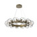 Luna LED Chandelier in Gilded Brass (404|CHB0095-36-GB-GC-CA1-L3)