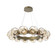 Luna LED Chandelier in Gilded Brass (404|CHB0095-36-GB-FA-CA1-L1)