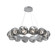 Luna LED Chandelier in Classic Silver (404|CHB0095-36-CS-FS-CA1-L1)