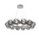 Luna LED Chandelier in Beige Silver (404|CHB0095-36-BS-ZS-CA1-L3)