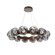 Luna LED Chandelier in Burnished Bronze (404|CHB0095-36-BB-FS-CA1-L3)