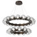 Luna LED Chandelier in Flat Bronze (404|CHB0095-2T-FB-ZC-CA1-L3)