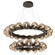 Luna LED Chandelier in Flat Bronze (404|CHB0095-2T-FB-GB-CA1-L3)