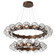 Luna LED Chandelier in Burnished Bronze (404|CHB0095-2T-BB-FC-CA1-L3)