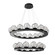 Luna LED Chandelier in Matte Black (404|CHB0095-2B-MB-FC-CA1-L3)