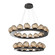 Luna LED Chandelier in Graphite (404|CHB0095-2B-GP-ZB-CA1-L3)