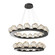 Luna LED Chandelier in Graphite (404|CHB0095-2B-GP-ZA-CA1-L3)