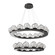 Luna LED Chandelier in Graphite (404|CHB0095-2B-GP-FC-CA1-L1)