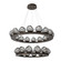 Luna LED Chandelier in Flat Bronze (404|CHB0095-2B-FB-GS-CA1-L1)