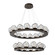 Luna LED Chandelier in Flat Bronze (404|CHB0095-2B-FB-GC-CA1-L3)