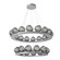 Luna LED Chandelier in Classic Silver (404|CHB0095-2B-CS-ZS-CA1-L1)