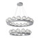 Luna LED Chandelier in Classic Silver (404|CHB0095-2B-CS-ZC-CA1-L3)