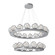 Luna LED Chandelier in Classic Silver (404|CHB0095-2B-CS-GC-CA1-L1)