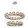 Luna LED Chandelier in Classic Silver (404|CHB0095-2B-CS-FB-CA1-L1)