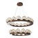 Luna LED Chandelier in Burnished Bronze (404|CHB0095-2B-BB-FA-CA1-L3)