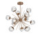 Luna LED Chandelier in Novel Brass (404|CHB0095-0H-NB-ZC-001-L1)