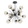 Luna LED Chandelier in Matte Black (404|CHB0095-0H-MB-GA-001-L3)