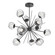 Luna LED Chandelier in Graphite (404|CHB0095-0H-GP-ZC-001-L3)