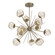 Luna LED Chandelier in Gilded Brass (404|CHB0095-0H-GB-FA-001-L3)