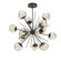 Luna LED Chandelier in Flat Bronze (404|CHB0095-0H-FB-GA-001-L3)