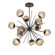 Luna LED Chandelier in Flat Bronze (404|CHB0095-0H-FB-FB-001-L3)